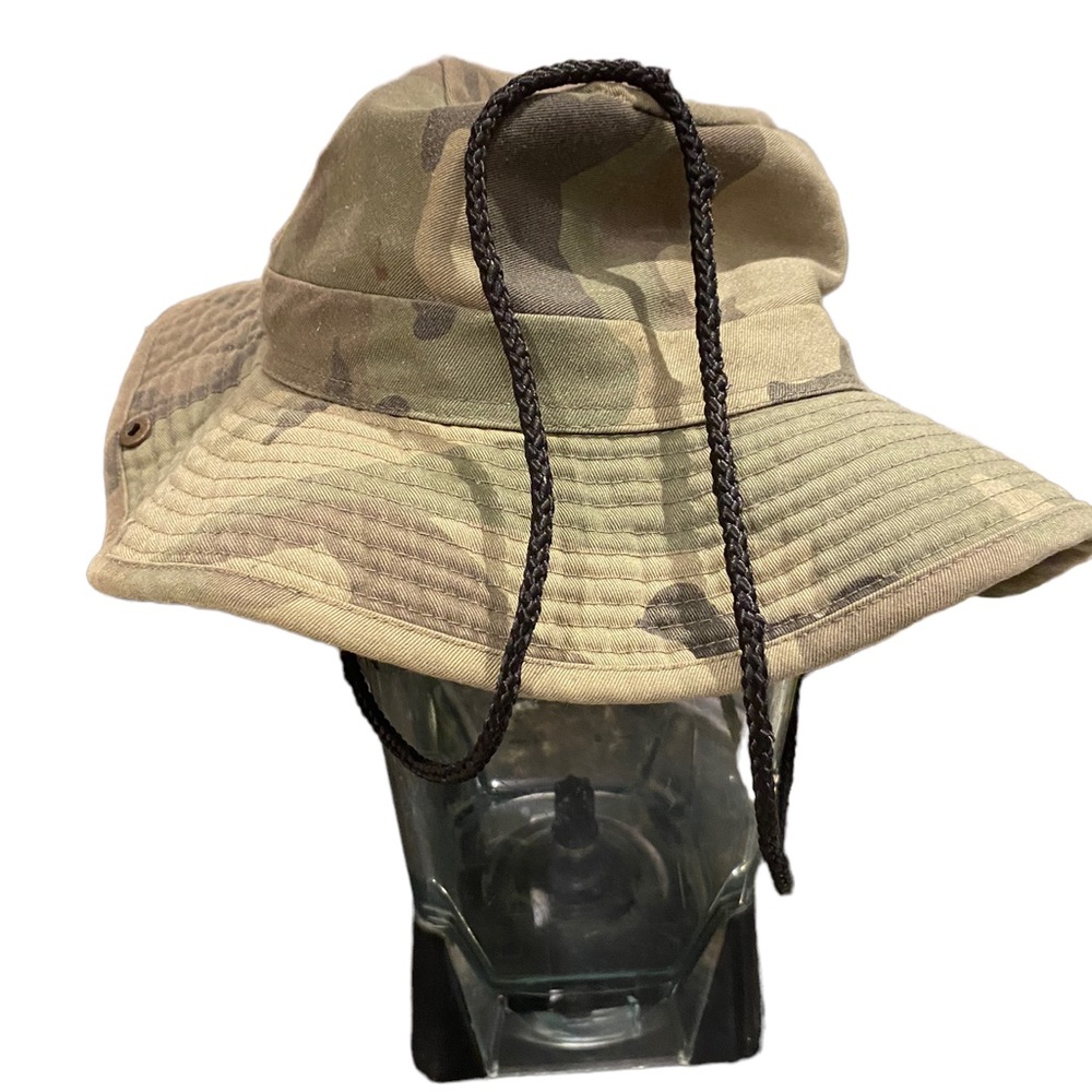 Hat camouflage snap brim small screens air vents - Picture 3 of 6